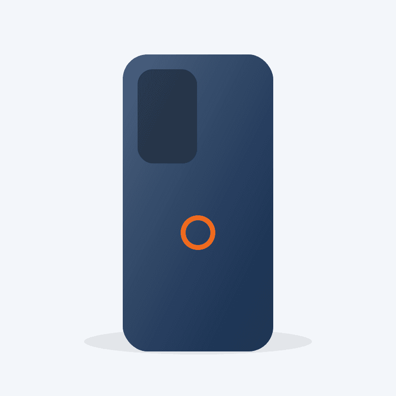 Galaxy A35 silicone case, navy