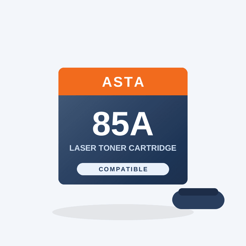 ASTA 85A compatible toner cartridge box
